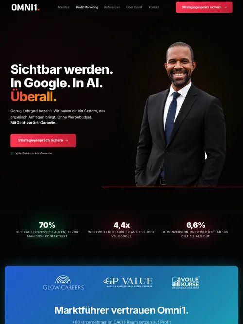 Startseite von omni1.ch